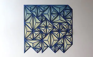 The Way This Engineer Turns Simple Sheets Of Paper Into Geometric Art Is Amazingly Satisfying (30 Pics)