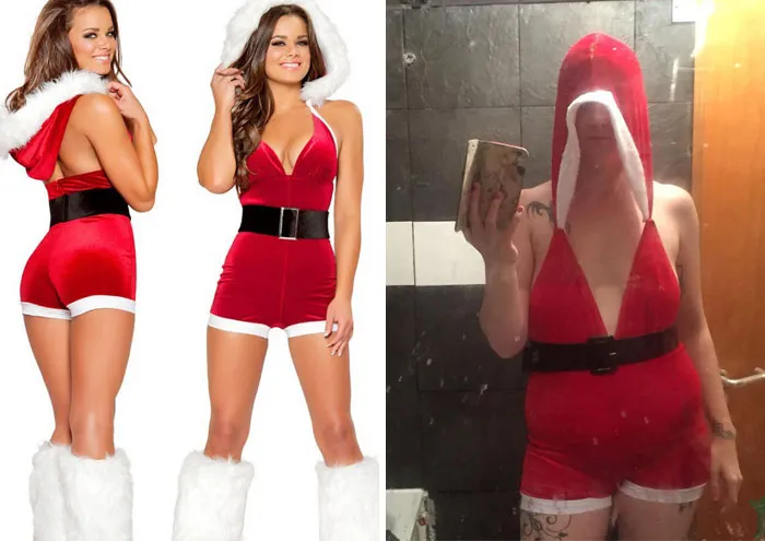 Esta madre encargó en Ebay un disfraz de Mamá Noel sexy