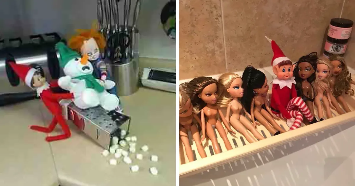 40 Ideas para el "Elfo en la repisa" que te harán reír o admirar la creatividad ajena