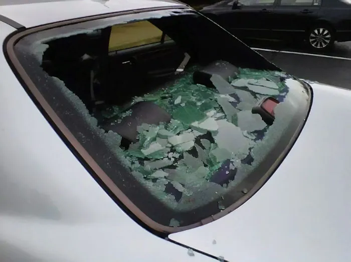 Driving To Work Near Dulles Airport And A Part Fell Off A Plane Smashed My Back Window. I Freaked Out Because I Thought Someone Was Shooting At Me. Guy Behind Me Saw Something Fall From Sky
