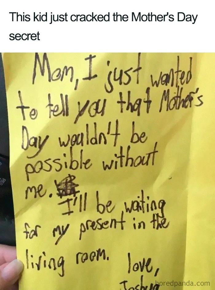Mother’s Day Reminder