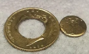 I Made A Gold Coin Ring.