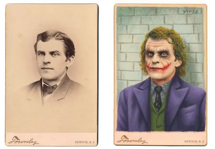 Artist Turns Vintage Portraits Into Heroes Of Pop Culture
