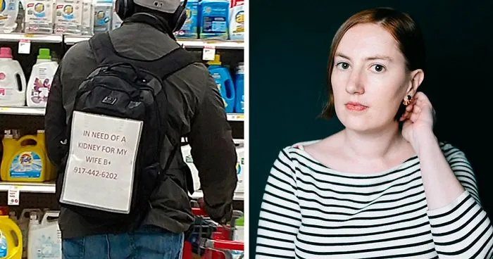 Husband Carries A Sign At Target To Find His Wife A Kidney Donor And People Respond