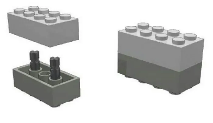 Double-Sided LEGO Brick
