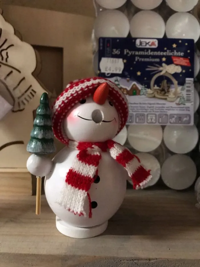 Not Sure What They Thought This Snowman Needed Holes For!