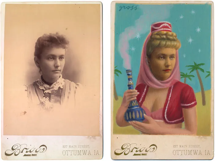 Artist Turns Vintage Portraits Into Heroes Of Pop Culture