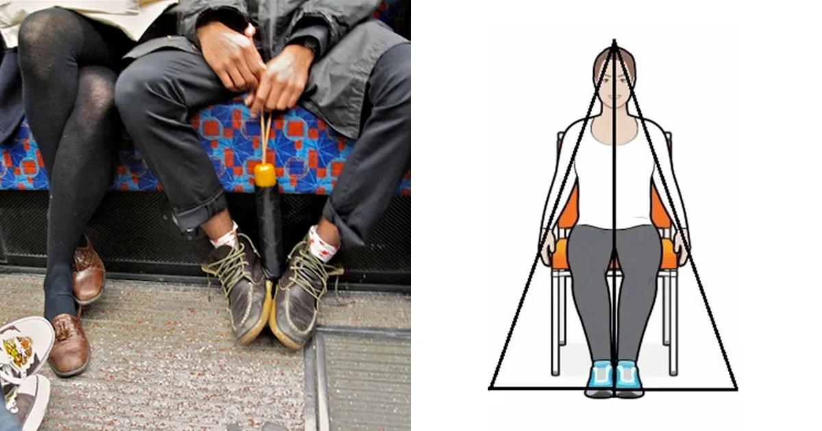 Este hombre se enfrenta a las campañas anti-manspreading por su hipocresía