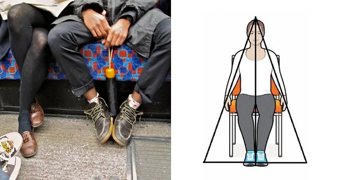 Guy Calls Out Anti-Manspreading Campaigns For Being Hypocritical