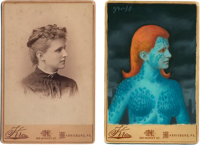 Artist Turns Vintage Portraits Into Heroes Of Pop Culture