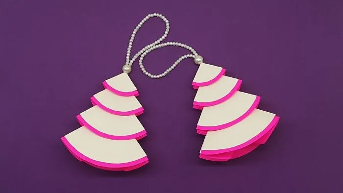 Diy Paper Christms Tree Ornaments | Christmas Decorations Ideas