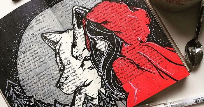 I Create Art On The Old Books I Find In Flea Markets (Part 3)