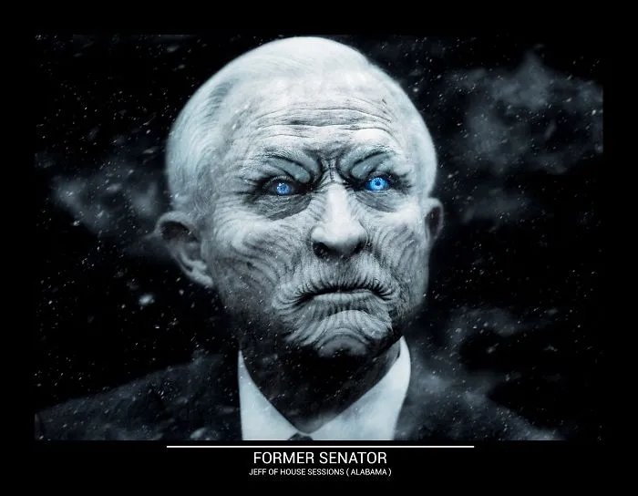 I Photoshopped Gop Senator Portraits Into Game Of Thrones Inspired White Walkers (Cuz You Know, It Just Makes Sense)