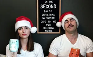 The 12 Days Of A Toddler Christmas: I Captured The Struggles Of Parenting During Holiday Season