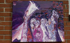 Moment Of Romance And Love Between Three Persons