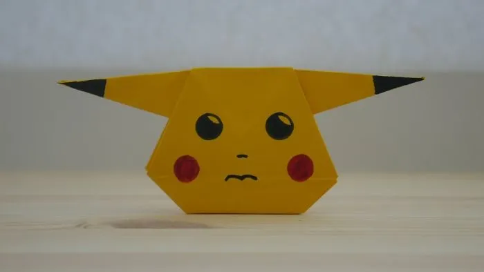 Origami. How To Make Pikachu From Paper (Video Lesson)