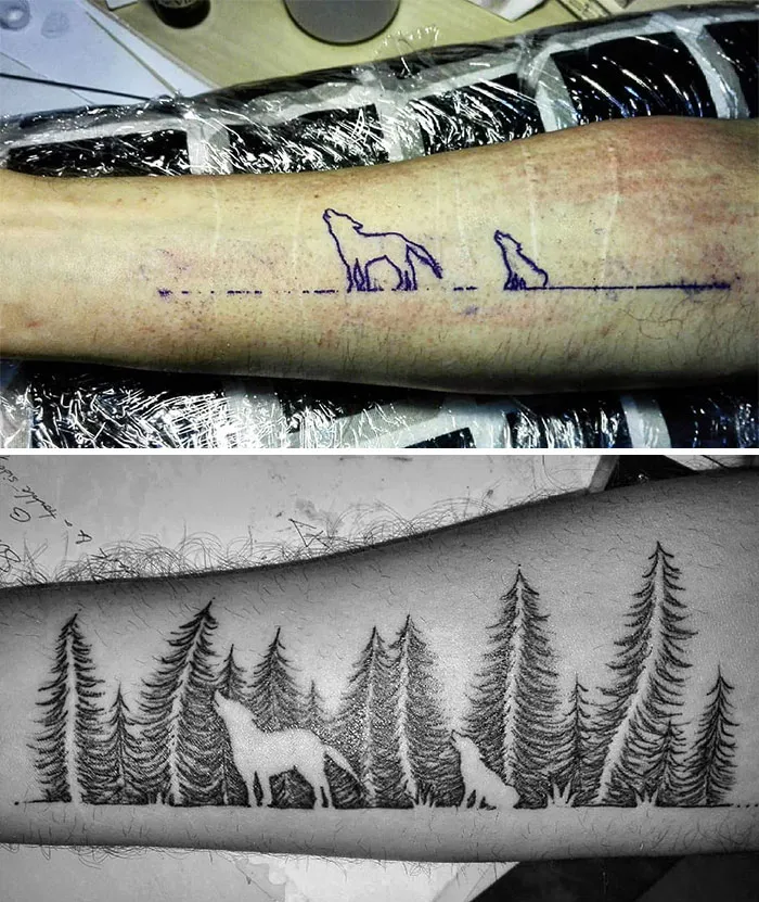 40 Tatuadores que triunfaron cubriendo cicatrices y marcas de nacimiento