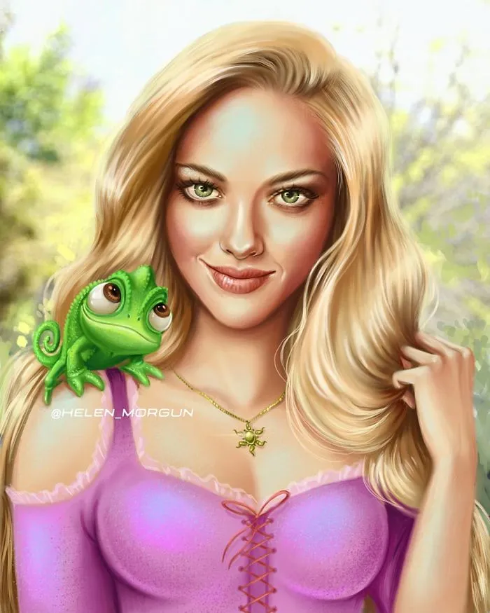 Amanda Seyfried como  Rapunzel