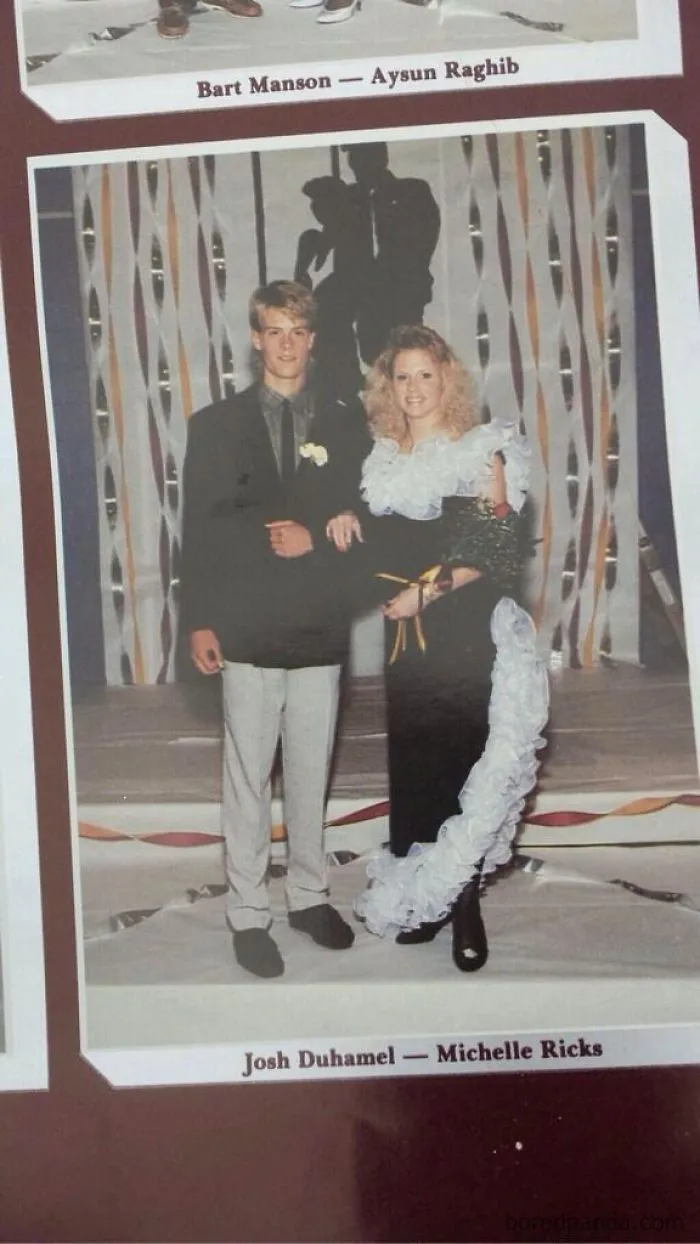 La madre de mi mejor amigo fue al instituto con Josh Duhamel y encontró su foto en su anuario.