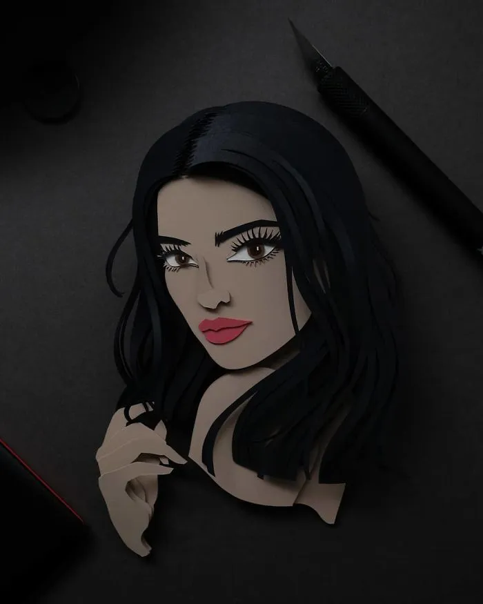 Artist Shows Off His Incredible Paper Work Skills By Recreating Famous Pop Culture Characters