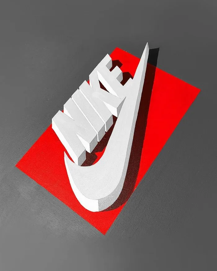 Artist Uses Lettering Technique To Recreate Modern Logos With Stunning 3D Effects