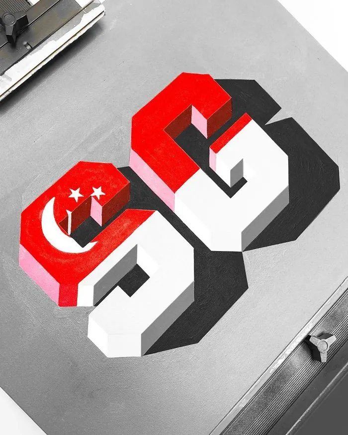 Artist Uses Lettering Technique To Recreate Modern Logos With Stunning 3D Effects