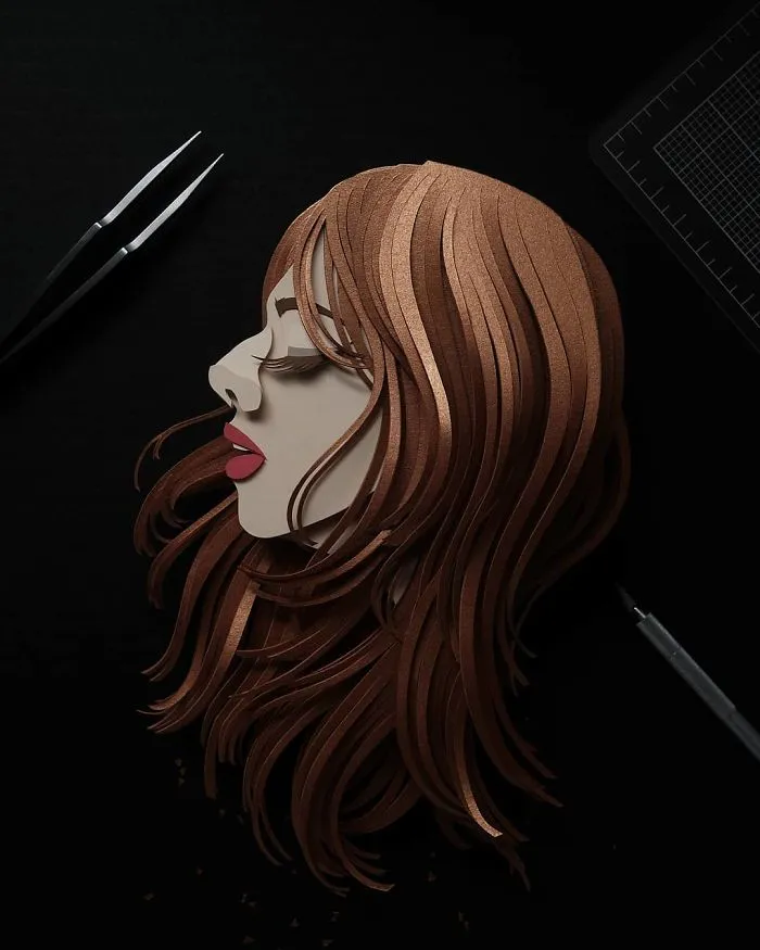 Artist Shows Off His Incredible Paper Work Skills By Recreating Famous Pop Culture Characters