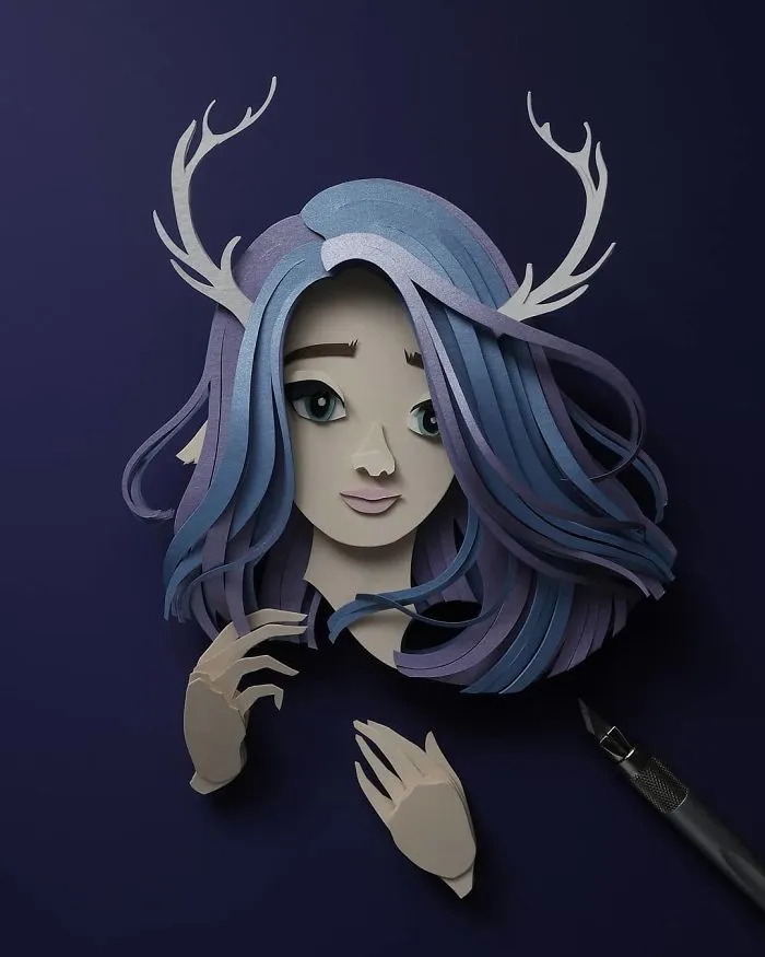 Artist Shows Off His Incredible Paper Work Skills By Recreating Famous Pop Culture Characters