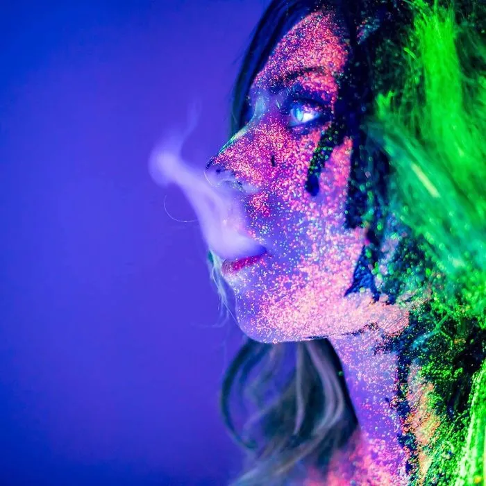 I Created A Neon Series To Cope With Chronic Pain Using Neon Uv Light.