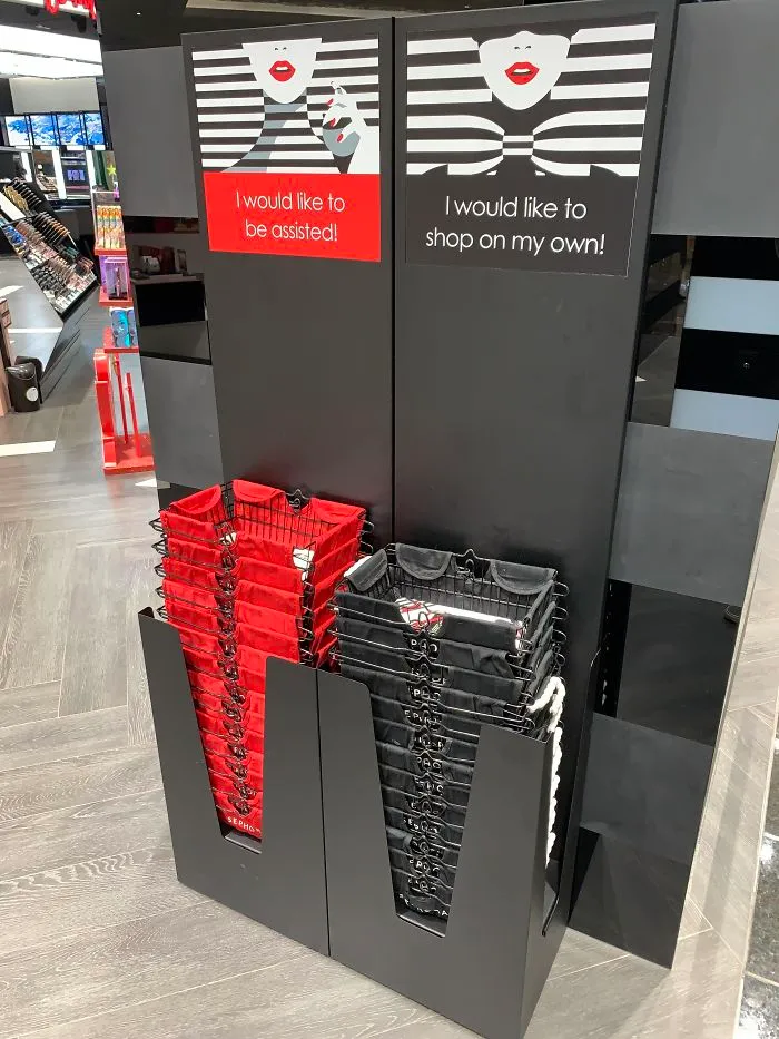 This Shop Has A Option To Shop Alone Or With Assistance