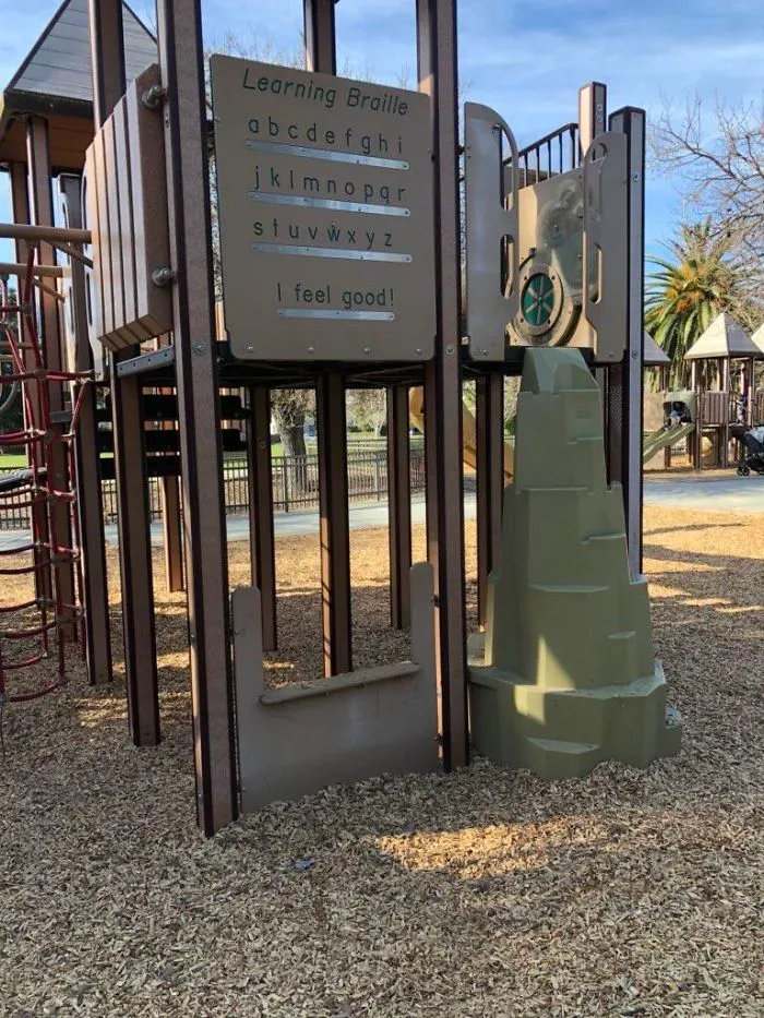 If You’re A 10 Foot Child And Want To Learn Braille Do I Have The Playground For You!