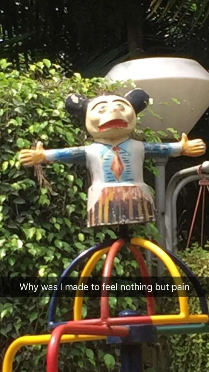 This Mickey Mouse At A Local Play Park