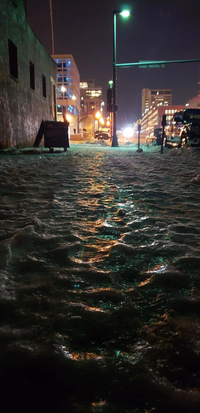 The Snow/Ice In This Pic Looks Like The Ocean