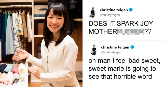 12 Of The Funniest Reactions To Netflix's Unfortunate Mistake With Marie Kondo's Pic - Even Chrissy Teigen Responds