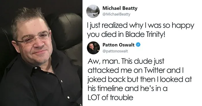 Patton Oswalt Gets Attacked By Troll On Twitter, Turns His Life Upside Down After Seeing His Timeline
