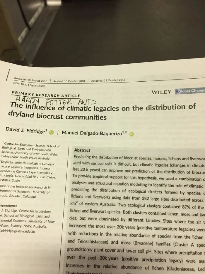 Trying To Be An Adult And Read A Scientific Paper And Your Wife Does This