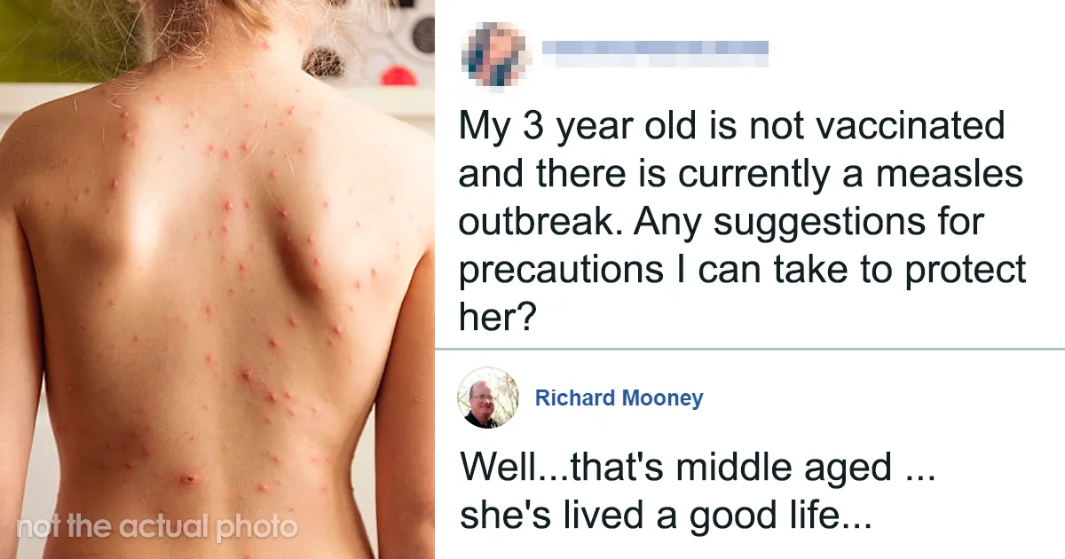 Anti-Vaxx Mom Asks How To Protect Her Unvaccinated 3-Year-Old From The Measles Outbreak, Internet Delivers