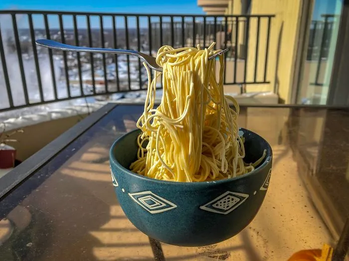 Me gusta mi pasta al dente