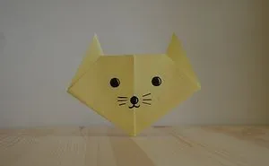 Origami. How To Make A Cat Out Of Paper (Video Lesson)