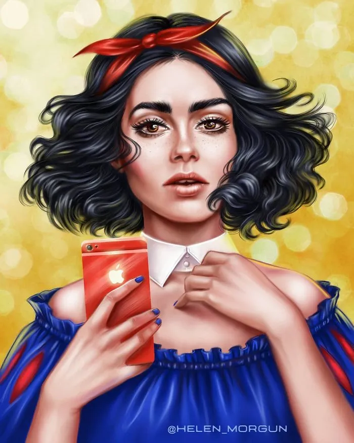 Lily Collins como Blancanieves