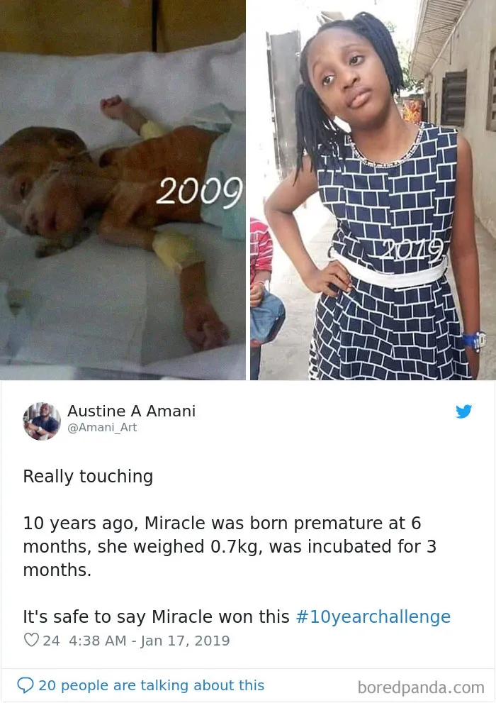 People Share Their Pics For The #10YearChallenge And Some Are Unrecognizable