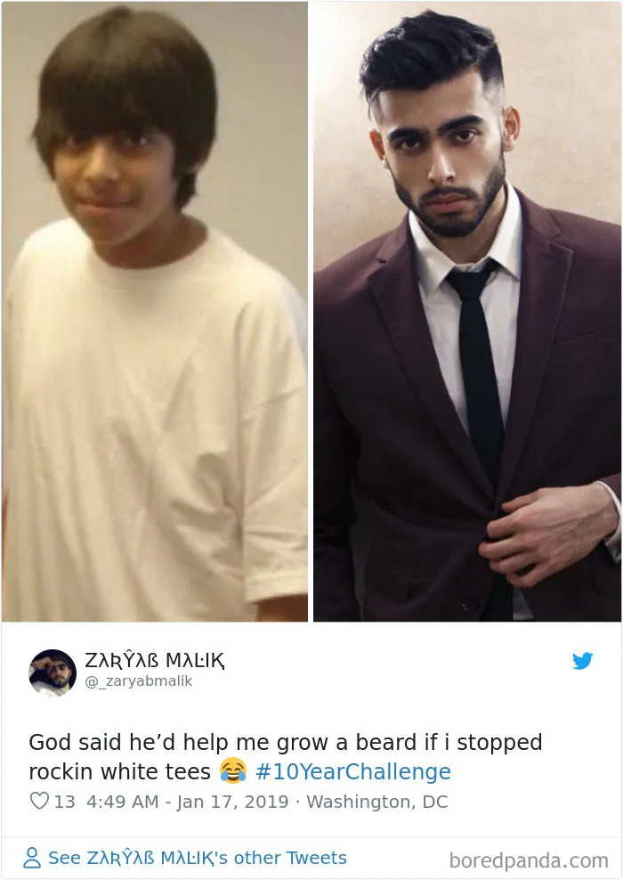 People Share Their Pics For The #10YearChallenge And Some Are Unrecognizable
