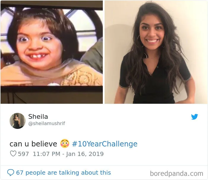 People Share Their Pics For The #10YearChallenge And Some Are Unrecognizable