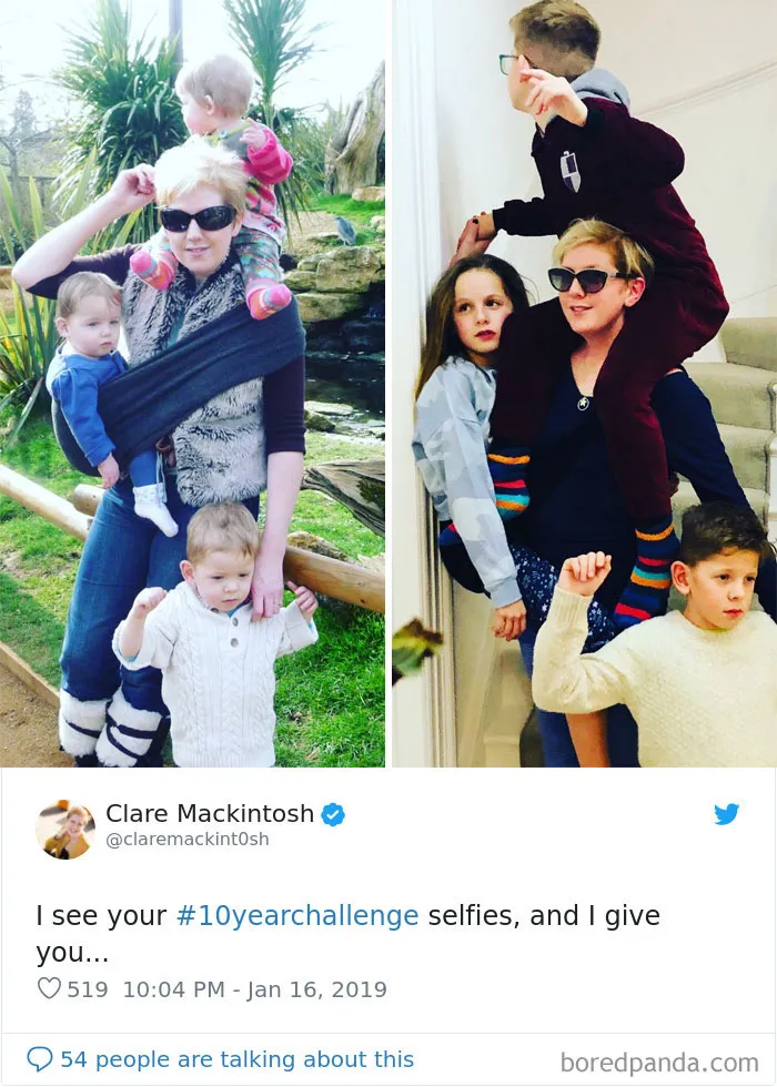 People Share Their Pics For The #10YearChallenge And Some Are Unrecognizable