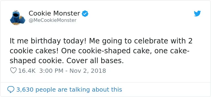Looks Like Cookie Monster Has A Twitter Account And Here Are 25 Of His Most Hilarious Tweets