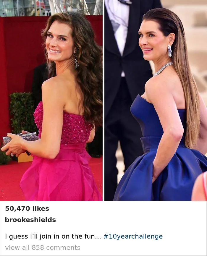 La gente comparte sus fotos para el #10YearChallenge y algunos son irreconocibles