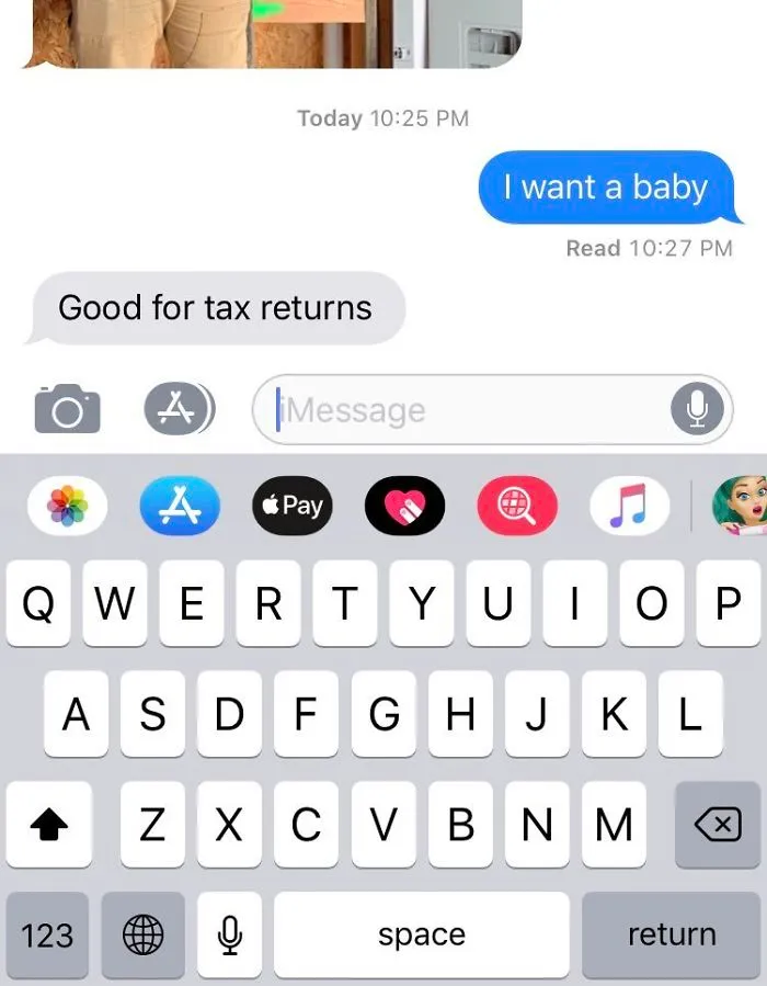 50 Of The Best Responses To The “Text Your Boyfriend 'I Want A Baby'” Challenge