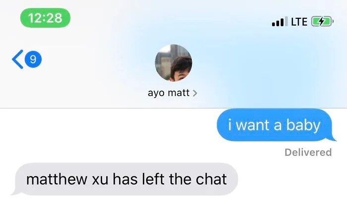 50 Of The Best Responses To The “Text Your Boyfriend 'I Want A Baby'” Challenge