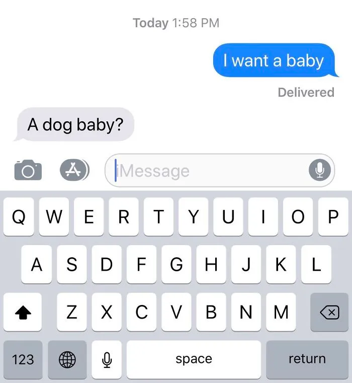 50 Of The Best Responses To The “Text Your Boyfriend 'I Want A Baby'” Challenge