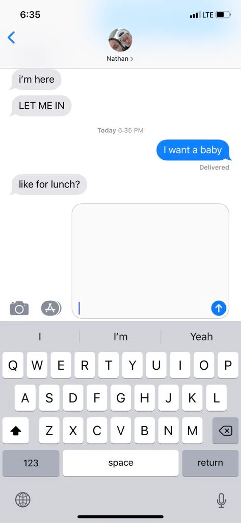 50 Of The Best Responses To The “Text Your Boyfriend 'I Want A Baby'” Challenge